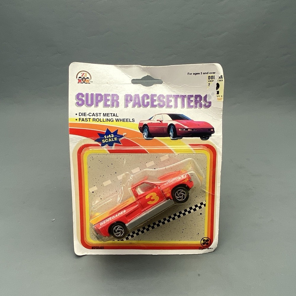 Zylmex Super Pacesetters Renegades Red Pickup Truck 1:43 Scale Die-Cast